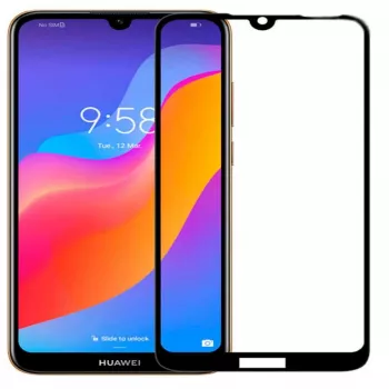 Evelatus Huawei Y7 2019 / Y7 Pro 2019 2.5D Full Cover Japan Glue Glas Anti-Statische Screenprotector