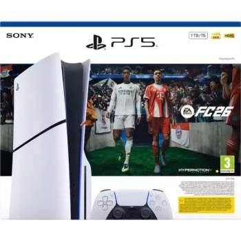 Sony PlayStation 5 Slim Disc Edition 1TB + EA Sports FC 26 Bundel - Wit/Zwart (CFI-2116A)