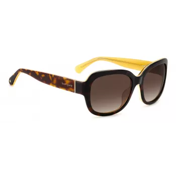 Kate Spade dames zonnebril Layne - acetaat montuur, UV400-bescherming, 55 mm glazen