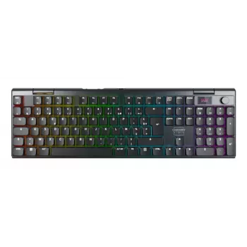 CHERRY XTRFY MX 10.1 draadloos low-profile gaming toetsenbord, AZERTY, RGB, zwart