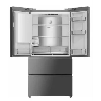 DREAME DRF560WMXEEUP French Door koel-vriescombinatie, 561 L, Platinum Inox, Wi-Fi, No Frost