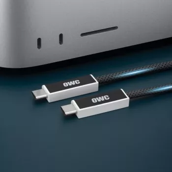 OWC Active Optical USB4 USB-C kabel 3m (10ft) - 40Gbps, 100W, zwart