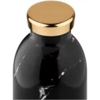 24Bottles Clima Fles Marble Black 850 ml