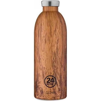 24Bottles Clima Fles Sequoia Wood 850 ml