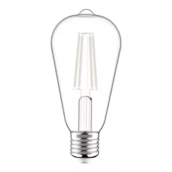 Avide LED-lamp White Filament ST64 8,5W E27 warmwit 2700K