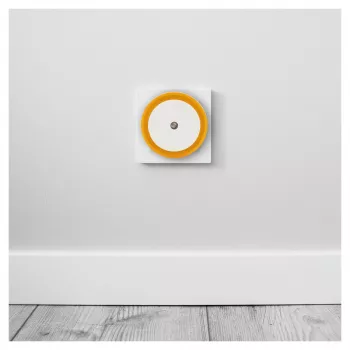 ENTAC nachtlampje 0,5W rond warmwit oranje schemersensor