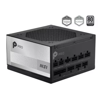 MSI PRO A1000PL PCIE5 1000W 80 PLUS Gold volledig modulair ATX 3.0 voeding