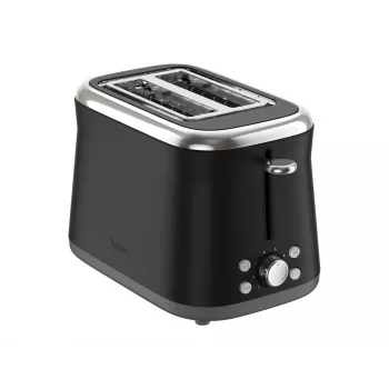 TEFAL toaster TT7208E0 Collection Retro 850 W 2 slots roestvrijstaal zwart