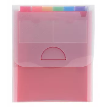 Exacompta CRYSTAL verticale vakmap, 6 vakken, A4, transparant (55798E)