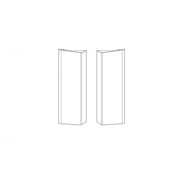 NEXO GMT-FLGM10 - Paar magnetische inzetstukken voor GEO M10 120° openingshoek