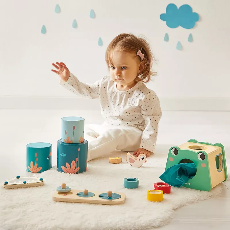 Janod Box 12 m+ educatief speelgoedset