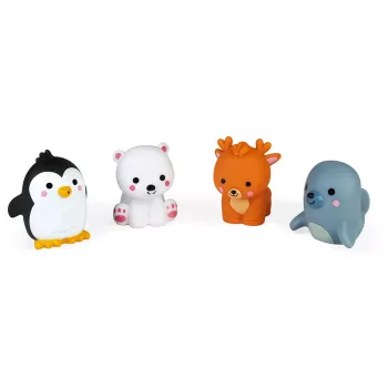 Janod Arctic Animals 4-delige houten dierfiguren