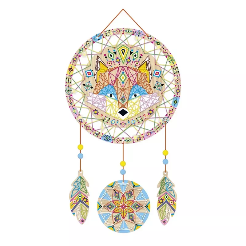 Janod string art glowing dreamcatcher 3D weefset