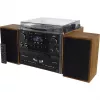 Soundmaster MCD5600BR stereo-installatie met platenspeler, DAB+, FM, Bluetooth, cd, cassette, USB, 2 x 5 W, bruin