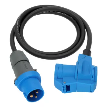Brennenstuhl CEE-adapterkabel 230V 16A 1,5m H07RN-F 3G2.5 zwart
