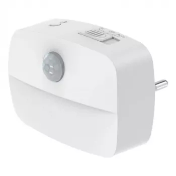 ANSMANN NL30 AC 1,5W LED-nachtlampje met schemerssensor, wit