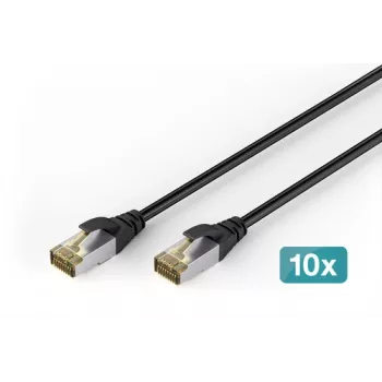 DIGITUS CAT 6A S-FTP outdoor patchkabel, Cu, PE, 10 stuks