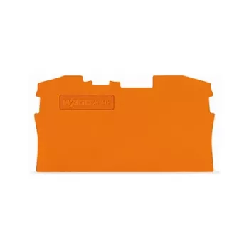 WAGO 2006-1292 eind- en tussenplaat, 1 mm, oranje