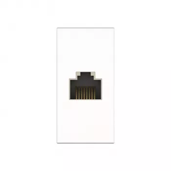 Kindermann Konnect flex 45 click Cat-7 modulaire afdekplaat Snap-In RJ45 Keystone-module