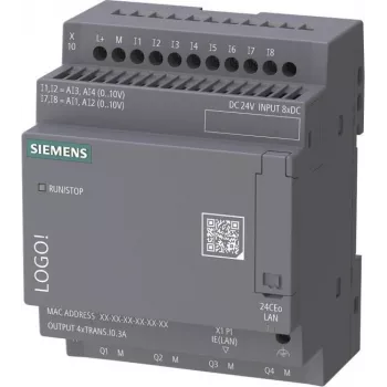 Siemens LOGO! 24 CEo basismodule zonder display DC 24V