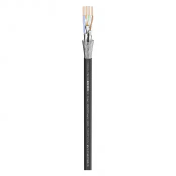 Sommer Cable SC-Mercator CAT.7 PUR netwerkkabel, PUR, Ø 6,4 mm, zwart, per meter verkocht (581-0071)