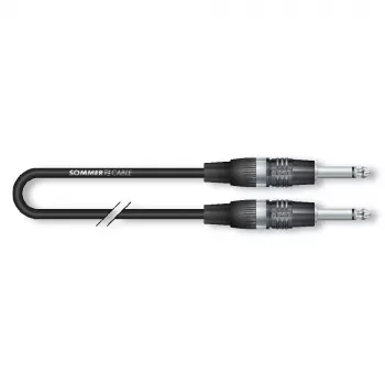 Sommer Cable SC-Tricone MKII instrumentkabel 6m zwart 6,35mm TS mono jackplug