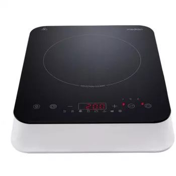 MEDION LIFE inductiekookplaat MD 18490 (zwart/wit, 2000 watt)