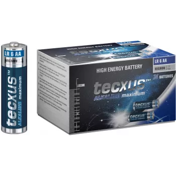 TECXUS Mignon AA standaardbatterijen alkaline LR6 1,5V