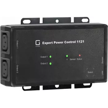 GÜDE 1121-1 EPC 10A 2xC13 1xSen.PortÜSS - switched PDU met meting en monitoring