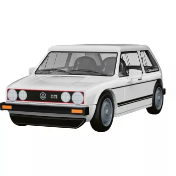 COBI 24662 Volkswagen Golf GTI (1976-1983) bouwset, 1:35, wit