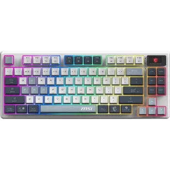 MSI Forge GK600 TKL Gaming-toetsenbord, Frans AZERTY-layout, Cherry MX Red, RGB, Zwart