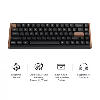 Keychron K6H-Q1 65% magnetic white