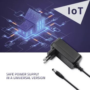 Qoltec AC/DC wandadapter 36W 12V 3A 5,5x2,1mm zwart