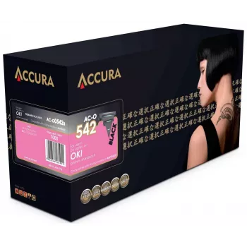 Accura tonercartridge zwart compatibel OKI 46490608