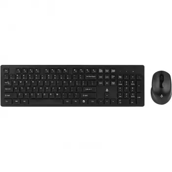 Accura Delano ACC-K1306 Full-Size Bedraad Membraantoetsenbord met RGB-verlichting, Zwart