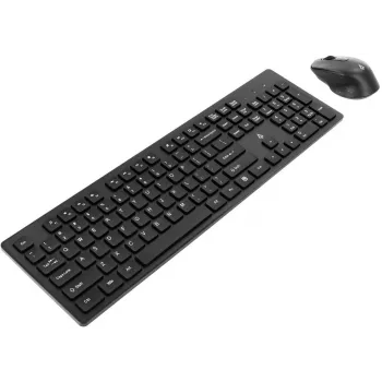 Accura Delano ACC-K1306 Full-Size Bedraad Membraantoetsenbord met RGB-verlichting, Zwart