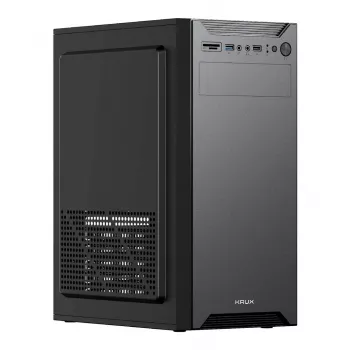 KRUX KIRO ATX Midi Tower behuizing, zonder venster, zonder voeding, zwart