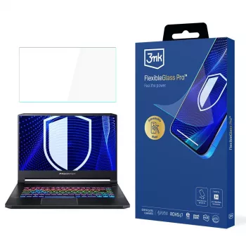 3MK PROTECTION FlexibleGlass Pro displaybeschermfolie voor Acer Predator Triton 500 (17,3 inch)