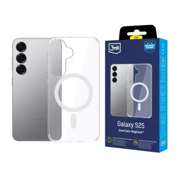 3MK EverClear MagCase voor Samsung Galaxy S25 - transparant