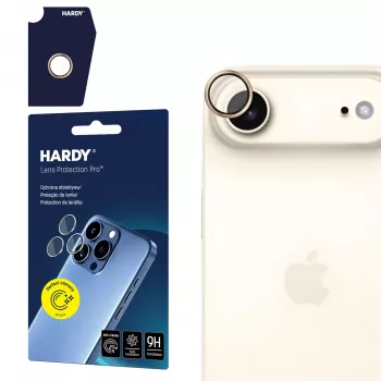 3MK Apple iPhone Air - HARDY Lens Protection Pro titanium goud