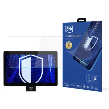 3MK PROTECTION Newland NQuire 1500 Mobula II FlexibleGlass Pro displaybeschermfolie (10,1 inch, hybride glas, 7H, 0,3 mm, oleofoob, antivingerafdruk, antikras, antisplinter, afgeronde randen, droge installatie, blaasvrij, 1 verpakking)