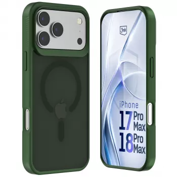3MK PROTECTION Apple iPhone 17 Pro Max Hardy Hazy MagCase groen