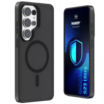 3MK PROTECTION Samsung Galaxy S23 Ultra - 3mk Hardy Hazy MagCase zwart