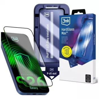 3mk HardGlass Max schermfolie voor Samsung Galaxy S26