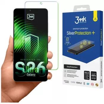 3MK SilverProtection+ schermfolie voor Samsung Galaxy S26 Ultra