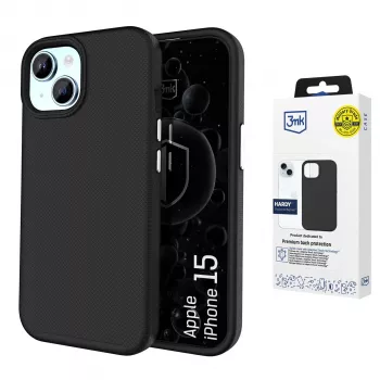 3MK PROTECTION Apple iPhone 15 Hardy Shockproof MagCase backcover transparant