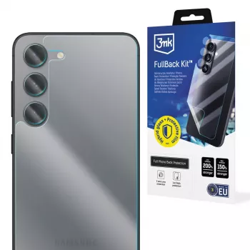 3MK PROTECTION Samsung Galaxy S23 5G FullBody beschermfolie kit (TPU, transparant, zelfherstellend)