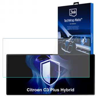 3MK PROTECTION Citroen C3 Plus Hybrid - 3mk TechWrap matte center display schermbeschermer