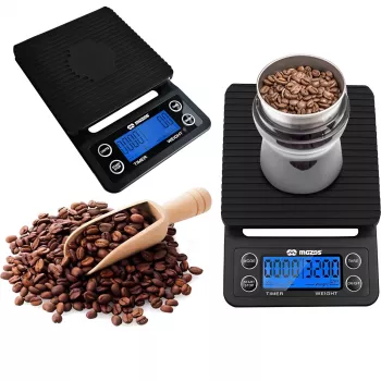 MOZOS CAFFE Elektronische koffieweegschaal met stopwatch