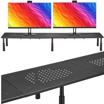 MOZOS SPM2 dual monitor riser bureau standaard 1000x230x120 mm zwart